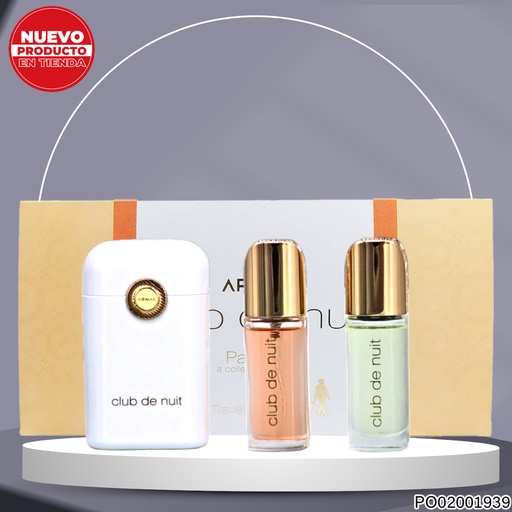 [PO02001939] ESTUCHE PERFUMES 2PCS CLUB DE NUIT YOU TRAVEL BUDDY