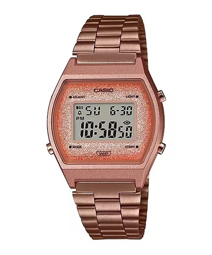 [B640WCG-5DF] RELOJ CASIO DIGITAL B640WCG-5DF METAL ROSADO