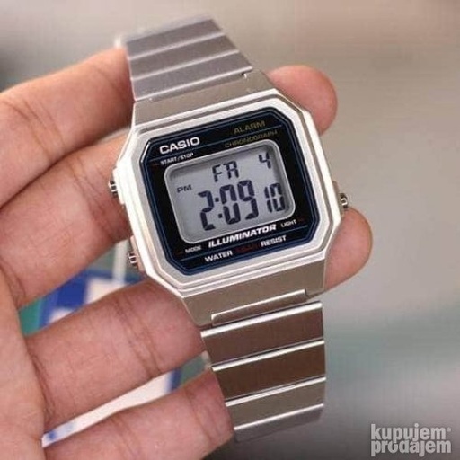 [B650WD-1ADF] RELOJ CASIO DIGITAL B650WD-1ADF METAL PLAT.