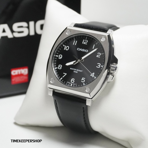 [MTP-E730L-1AVDF] RELOJ CASIO ANALOGO MTP-E730L-1AVDF CUERO NEGRO