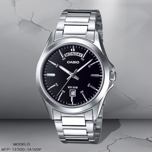 [MTP-1370D-1A1VDF] RELOJ CASIO ANALOGO MTP-1370D-1A1VDF METAL PLAT