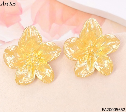 [EA20005652] ARETES DOR FLOR 5 PETALOS / PISTILOS EE4302-301