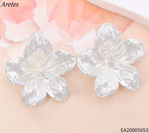 [EA20005653] ARETES PLAT FLOR 5 PETALOS / PISTILOS EE4303-301