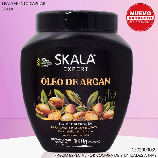 [CS02000039] TRATAMIENTO SKALA EXPERT OLEO DE ARGAN 1000G 0721