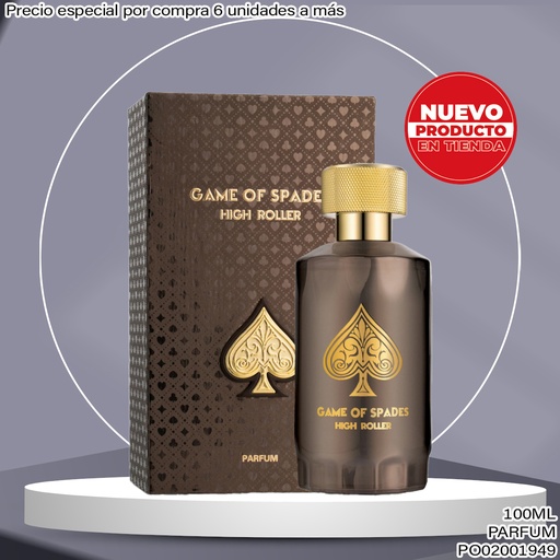 [PO02001949] PERFUME GAME OF SPADES HIGH ROLLER PARFUM 100ML