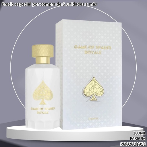 [PO02001951] PERFUME GAME OF SPADES ROYALE PARFUM 100ML