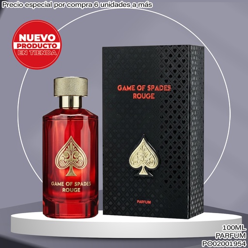 [PO02001954] PERFUME GAME OF SPADES ROUGE PARFUM 100ML