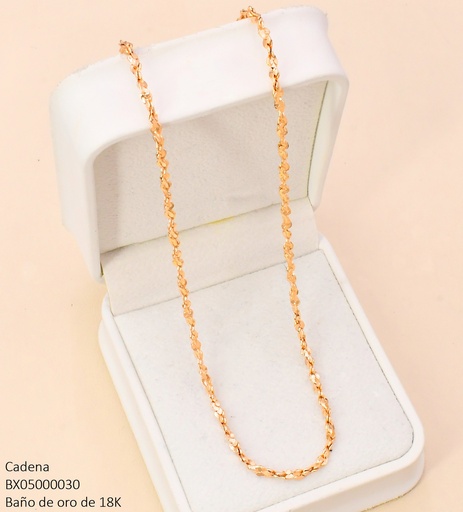 [BX05000030] CADENA BAÑO DE ORO 18K. XUPING TRAMA SINGAPUR CE544-427 012026