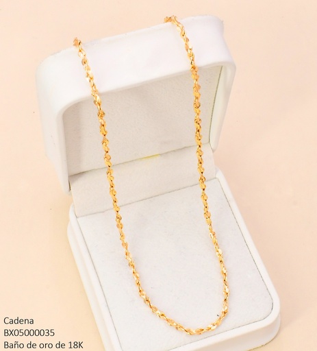 [BX05000035] CADENA BAÑO DE ORO 18K. XUPING ENTRELAZADA CE549-427 012026