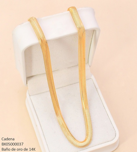 [BX05000037] CADENA BAÑO DE ORO 14K. XUPING SERPIENTE CE551-427 012026