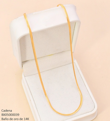 [BX05000039] CADENA BAÑO DE ORO 14K. XUPING SERPIENTE CE553-427 012026