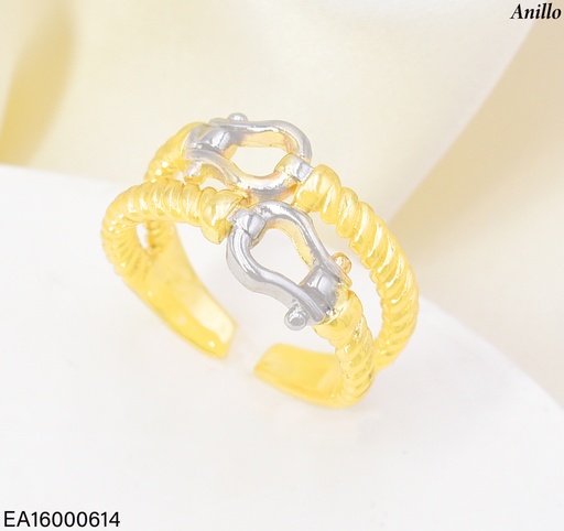 [EA16000614] ANILLO DOR/PLA FAJA GRABADO RE343-423 012026