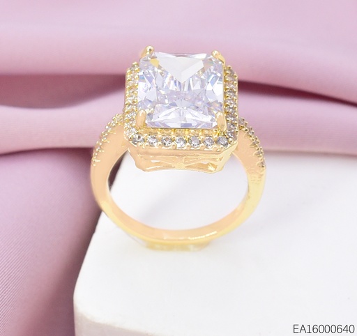 [EA16000640] ANILLO RECTANGULO ZIRC. RE455-318 012026