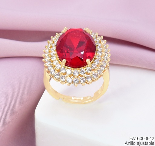 [EA16000642] ANILLO OV. ZIRC. ROJA RE457-318 012026