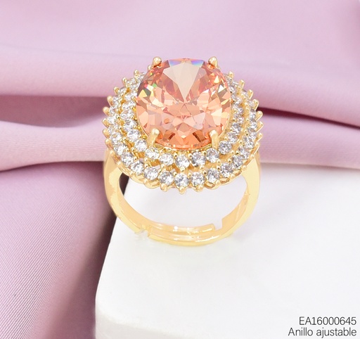 [EA16000645] ANILLO OV. ZIRC. AMBAR  RE460-318 012026