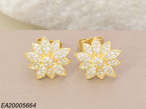 [EA20005664] ARETES FLOR 2D. 5 PETALOS ZIRC. EE4780-318 012026
