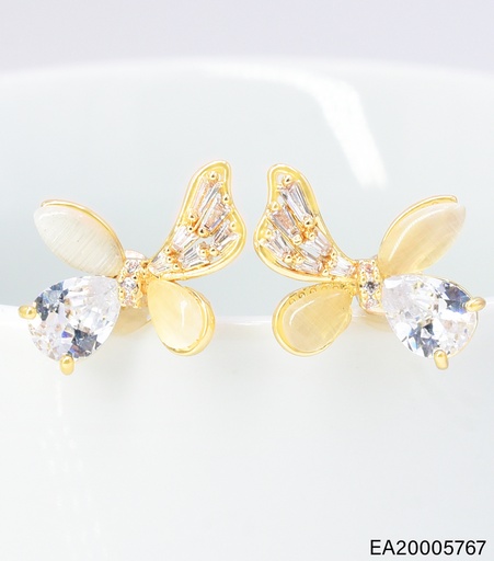 [EA20005767] ARETES DOR MARIPOSA ZIRC. EE4969-6 012026