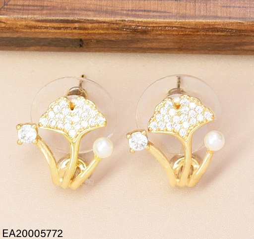 [EA20005772] ARETES DOR/PLAT COLA SIRENA ZIRC. PERLA EE4974-6 012026