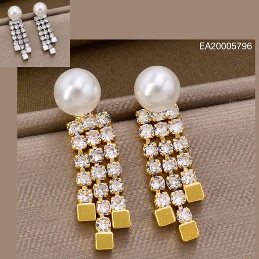 [EA20005796] ARETES DOR/PLAT PERLA MARIPOSA DE ZIRC. EE4998-6 012026