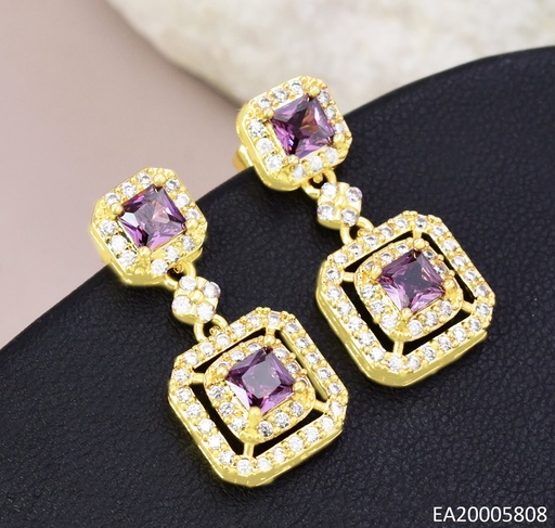 [EA20005808] ARETES DOR. CUADRO ZIRC. LILA EE5237-422 012026