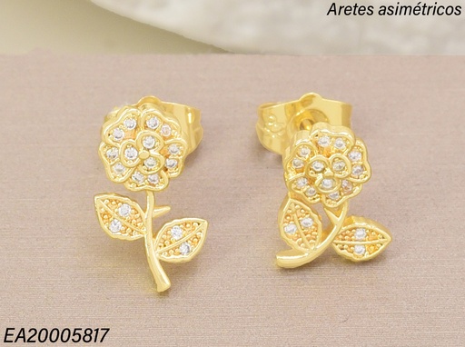 [EA20005817] ARETES DOR.FLOR ZIRC. HOJA EE5242-284 012026