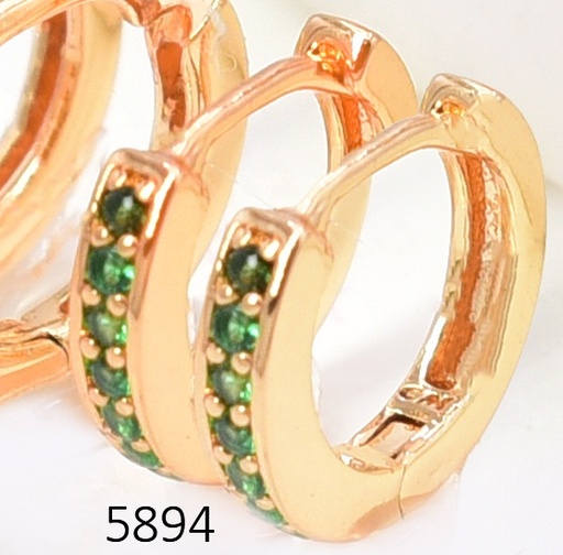 [EA20005894] ARETES DOR. HUGGIES  ZIRC. VERDE EE5716-291 012026 (CM)
