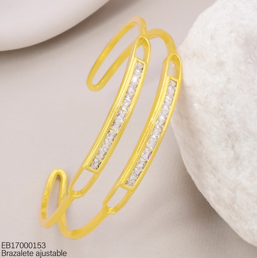 [EB17000153] BRAZALETE DOBLE LINEA ZIRC. BE1197-217 012026