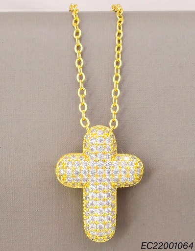 [EC22001064] CADENA DOR. CRUZ/ZIRC. CE477-9 012026