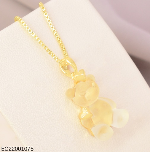 [EC22001075] CADENA OSO RESINA TRANSLÚCIDA CORAZON CE488-425 012026