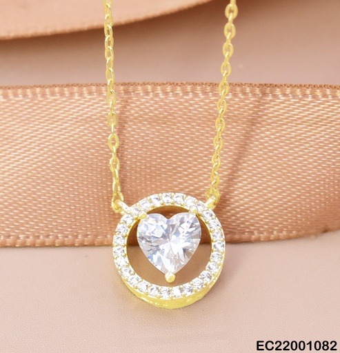 [EC22001082] CADENA CIRCULO CORAZON ZIRC. CE500-424 012026