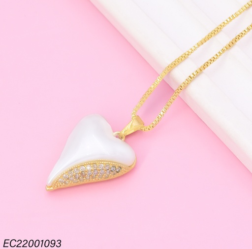[EC22001093] CADENA CORAZON BLANCO/ZIRC. CE517-429 012026