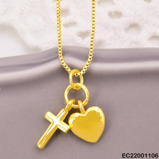 [EC22001106] CADENA CORAZON PQ./CRUZ CE607-294 012026