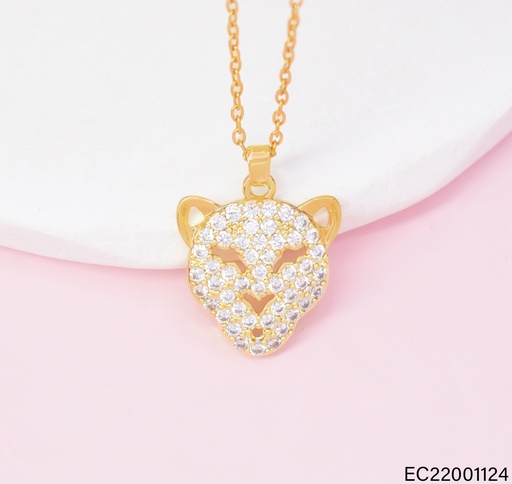 [EC22001124] CADENA DOR DIJE TIGRE/ZIRC. CE627-426 012026