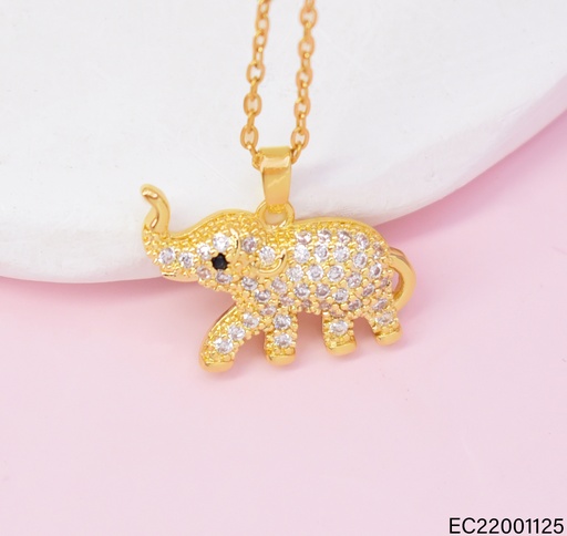 [EC22001125] CADENA DOR ELEFANTE/ZIRC. CE628-426 012026