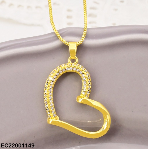 [EC22001149] CADENA DOR.CORAZON CROQUI ZIRC.DIAGONAL CE651-442 012026E