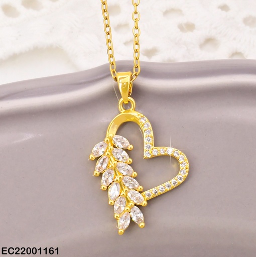 [EC22001161] CADENA DOR. CORAZON OLIVO ZIRC. CE666-444 012026