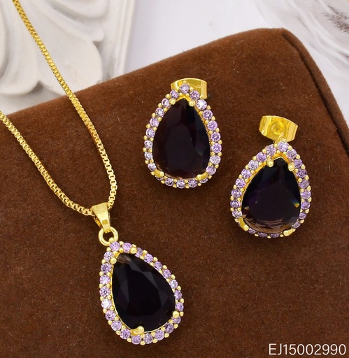 [EJ15002990] JUEGO GOTA ZIRC. LILA SE1487-430 012026