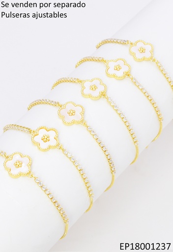 [EP18001237] PULSERA FLOR ZIRC. BE1129-294 012026