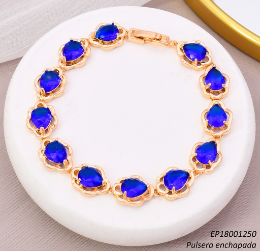 [EP18001250] PULSERA ZIRC. GOTA AZUL BE1213-291 012026 (CM)