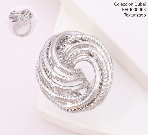 [EF01000063] ANILLO LINEAS ESPIRAL LISAS/TORNEADAS FD25840