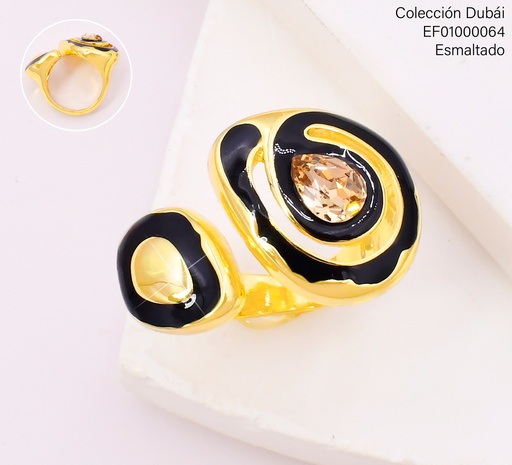 [EF01000064] ANILLO OV NEGRO DOR/ESPIRAL DOR-NEGRO FD25727