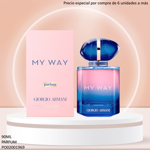 [PO02001969] PERFUME MY WAY GIORGIO ARMANI PARFUM REFILLABLE 90ML