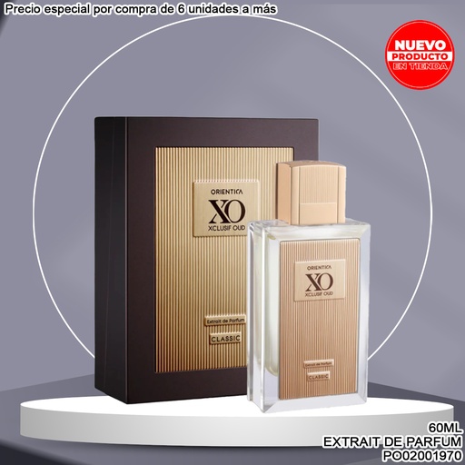 [PO02001970] PERFUME ORIENTICA XO XCLUSIF OUD CLASSIC EXTRAIT DE PARFUM 60ML