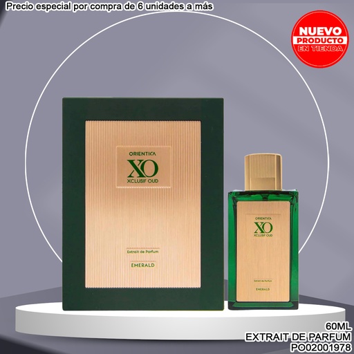[PO02001978] PERFUME ORIENTICA XO XCLUSIF OUD EMERALD EXTRAIT DE PARFUM 60ML