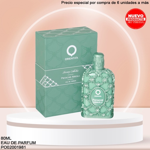 [PO02001981] PERFUME ORIENTICA LUXURY PISTACHE ABSOLU EDP 80ML