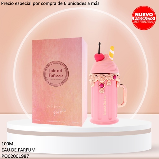 [PO02001987] PERFUME ISLAND BREEZE DELIGHT ARMAF EDP 100ML
