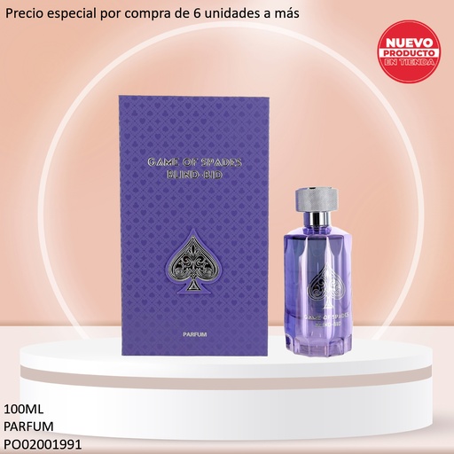 [PO02001991] PERFUME GAME OF SPADES BLIND-BID MILANO PARFUM 100ML