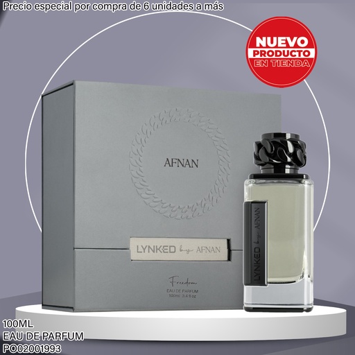 [PO02001993] PERFUME LINKED FREEDOM AFNAN EDP 100ML
