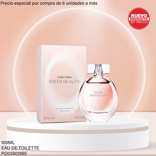 [PO02001995] PERFUME SHEER BEAUTY CALVIN KLEIN 100ML EDT