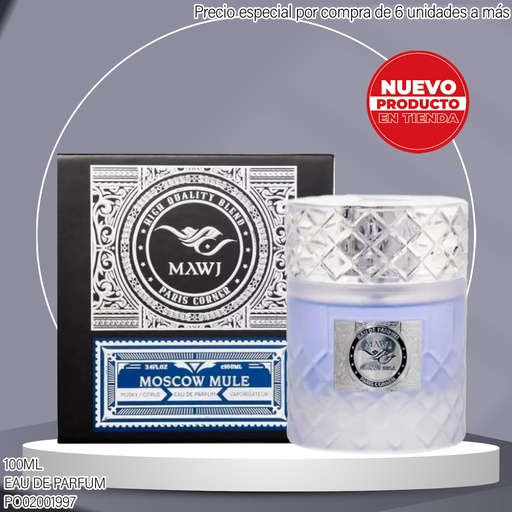 [PO02001997] PERFUME MAWJ MOSCOW MULE PARIS CORNER EDP 100ML